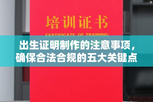 礼县出生证明制作的注意事项，确保合法合规的五大关键点